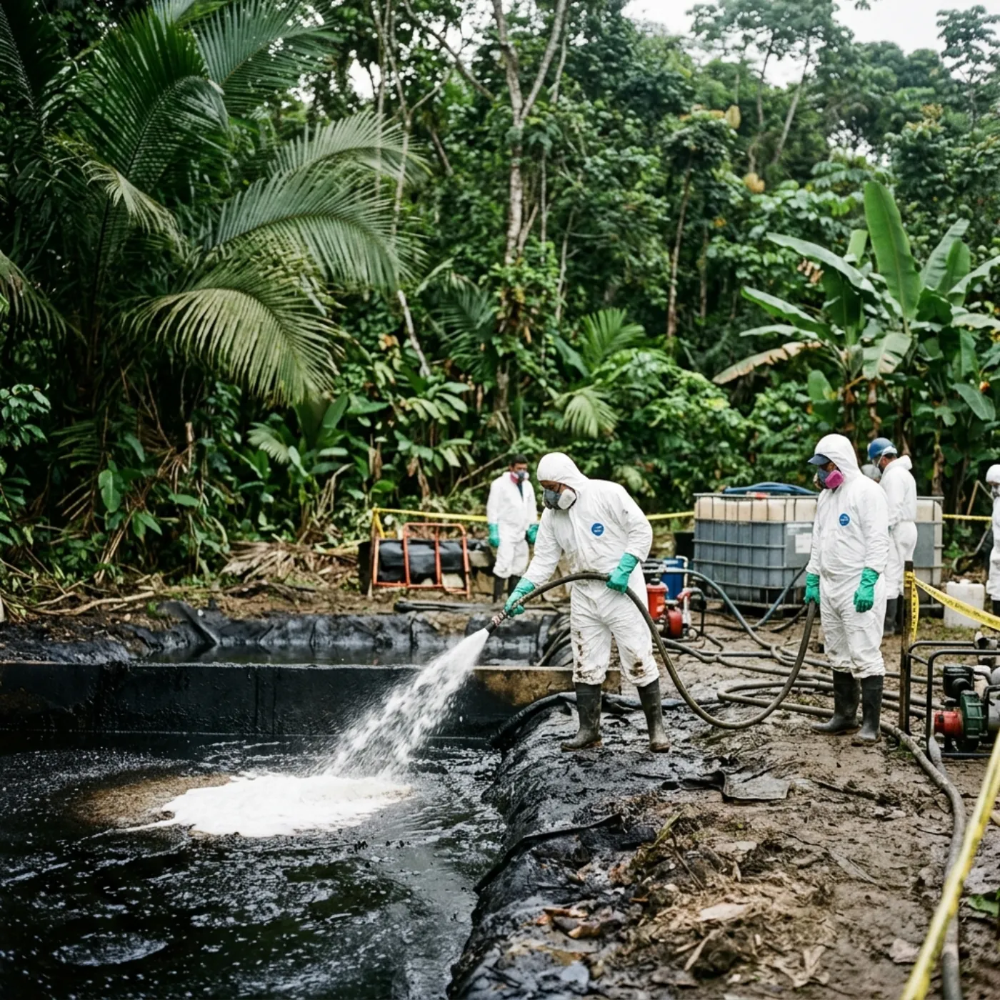 X4 Environmental case study — Restoration of Abandoned Crude Pits in Ecuador's Amazon Basin