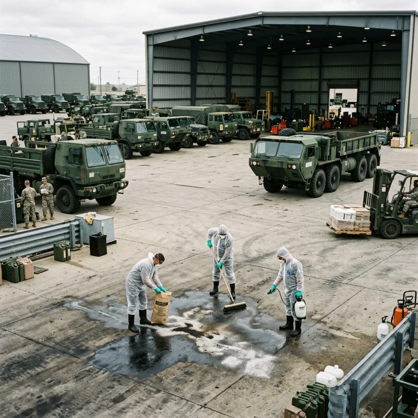 X4 Environmental case study — Oil & Grease Discharge Remediation at Stewart & Stevenson (HEMTT/FMTV)